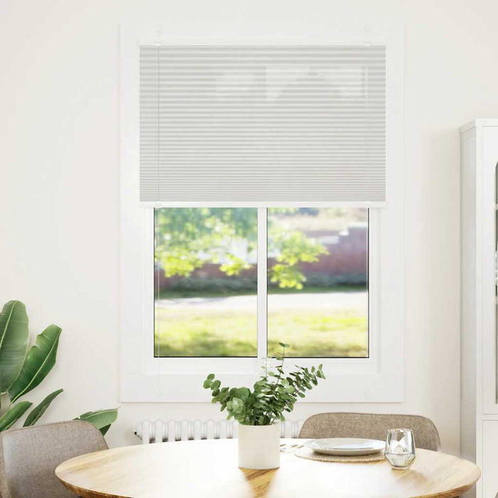 Jaluză plisată gri deschis 85x150cm Lățime țesătură 84,4 cm - WALTI WALTI