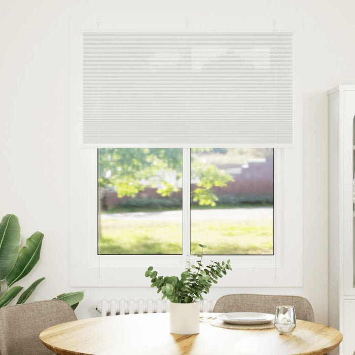Jaluzea plisată gri deschis 105x150 cm Lățime țesătură 104,4 cm WALTI