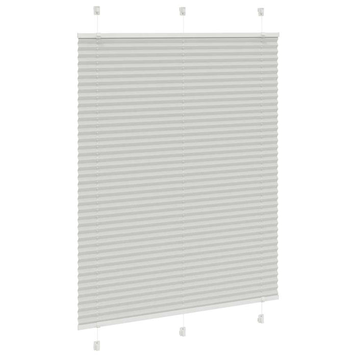 Jaluzea plisată gri deschis 105x150 cm Lățime țesătură 104,4 cm WALTI