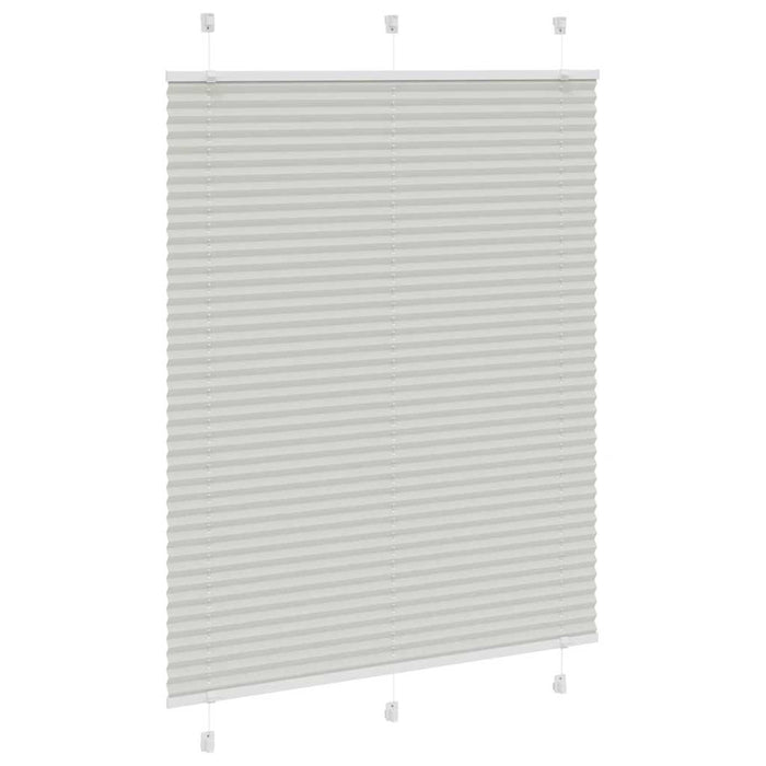 Jaluzea plisată gri deschis 110x150 cm Lățime țesătură 109,4 cm WALTI