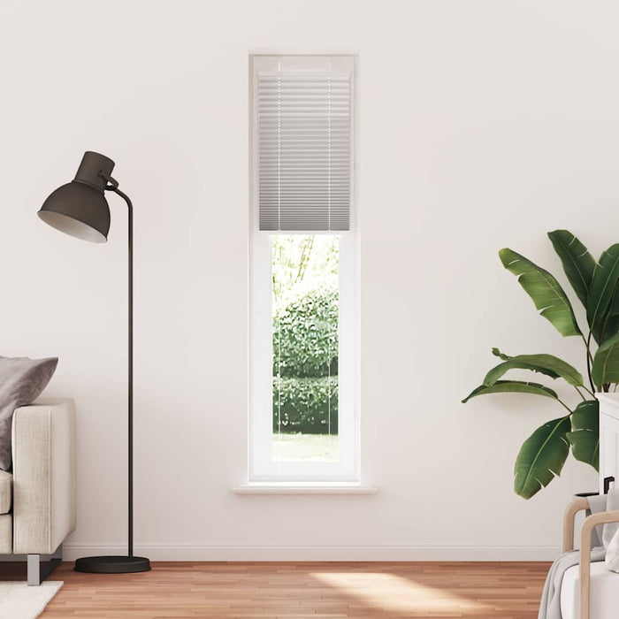 Jaluzea plisată gri deschis 40x200 cm Lățime țesătură 39,4 cm WALTI
