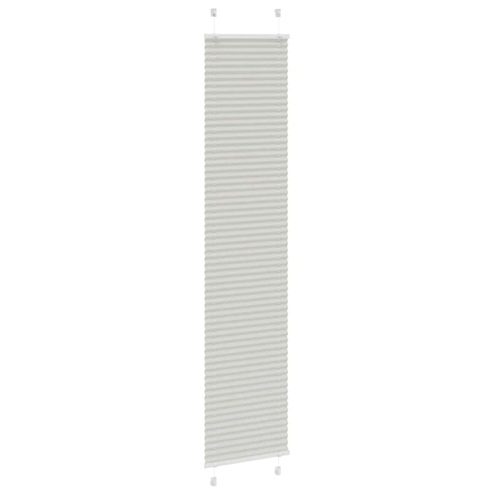 Jaluzea plisată gri deschis 40x200 cm Lățime țesătură 39,4 cm WALTI
