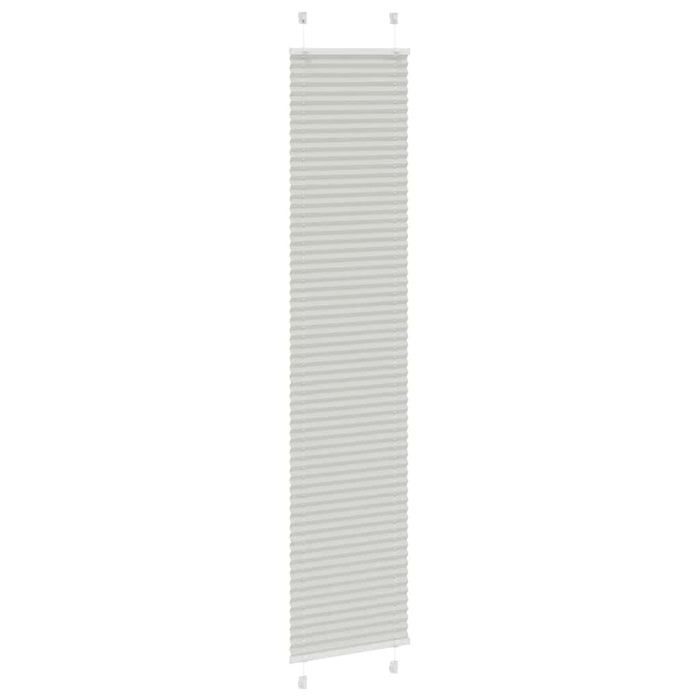 Jaluză plisată gri deschis 45x200 cm Lățime țesătură 44,4 cm - WALTI WALTI