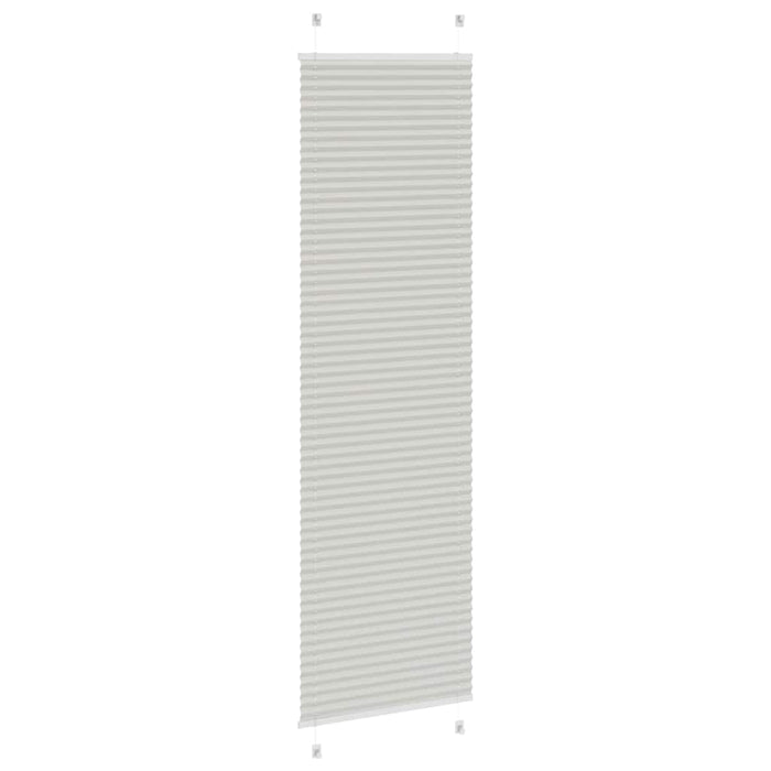 Jaluzea plisată gri deschis 55x200 cm Lățime țesătură 54,4 cm - WALTI WALTI