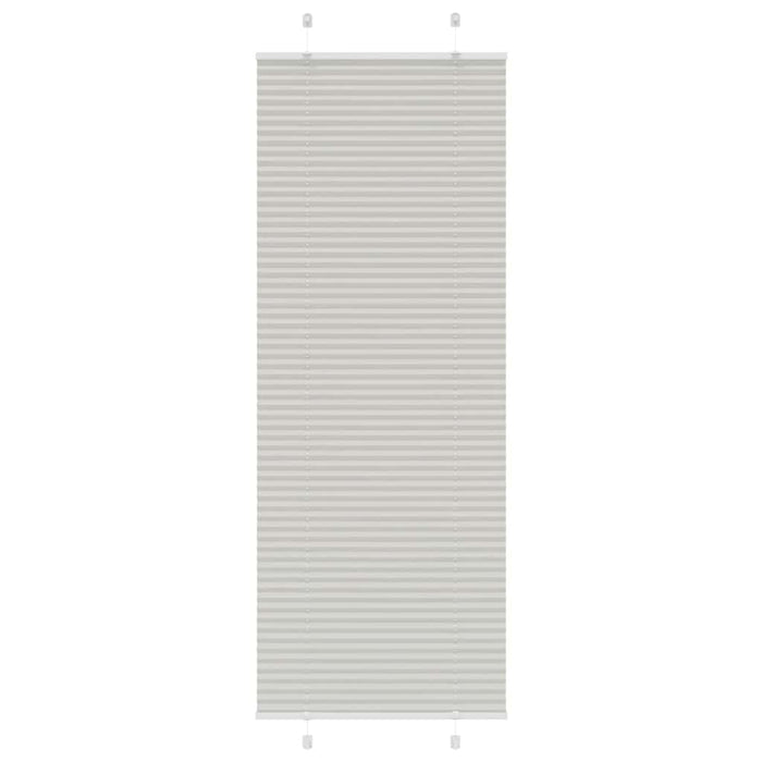 Jaluzea plisată gri deschis 80x200cm Lățime țesătură 79,4 cm - WALTI WALTI