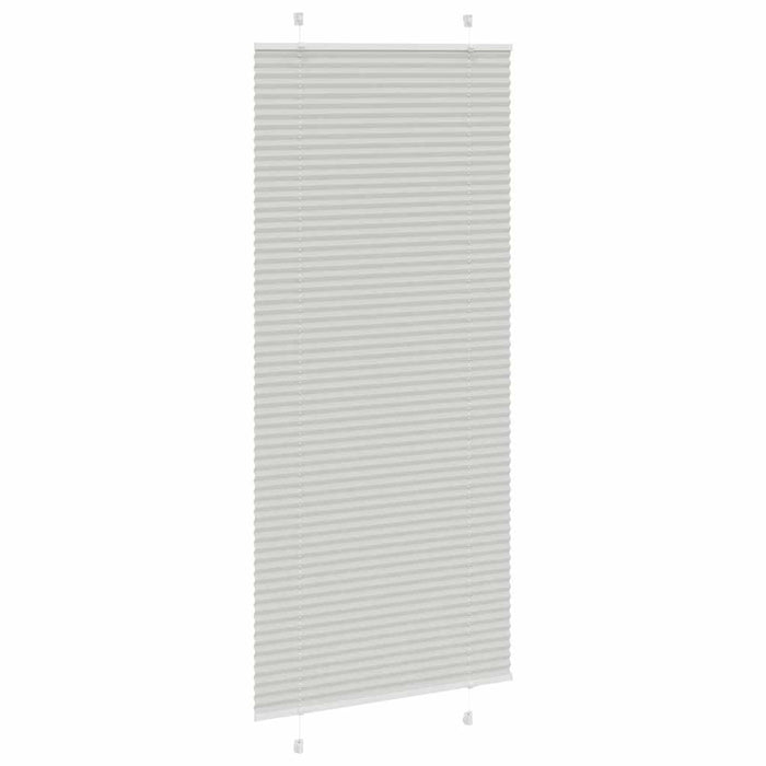 Jaluzea plisată gri deschis 85x200cm Lățime țesătură 84,4 cm WALTI