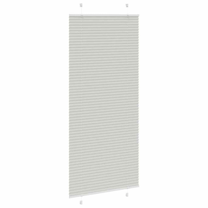 Jaluzea plisată gri deschis 95x200 cm Lățime țesătură 94,4cm WALTI