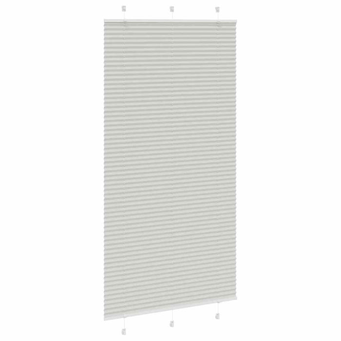 Jaluzea plisată gri deschis 105x200 cm Lățime țesătură 104,4 cm WALTI