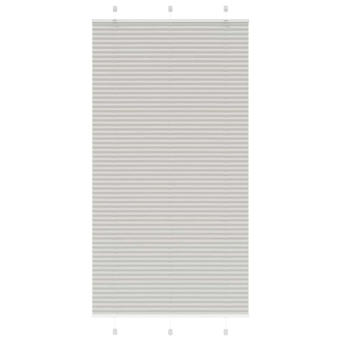 Jaluzea plisată gri deschis 110x200 cm Lățime țesătură 109,4 cm WALTI