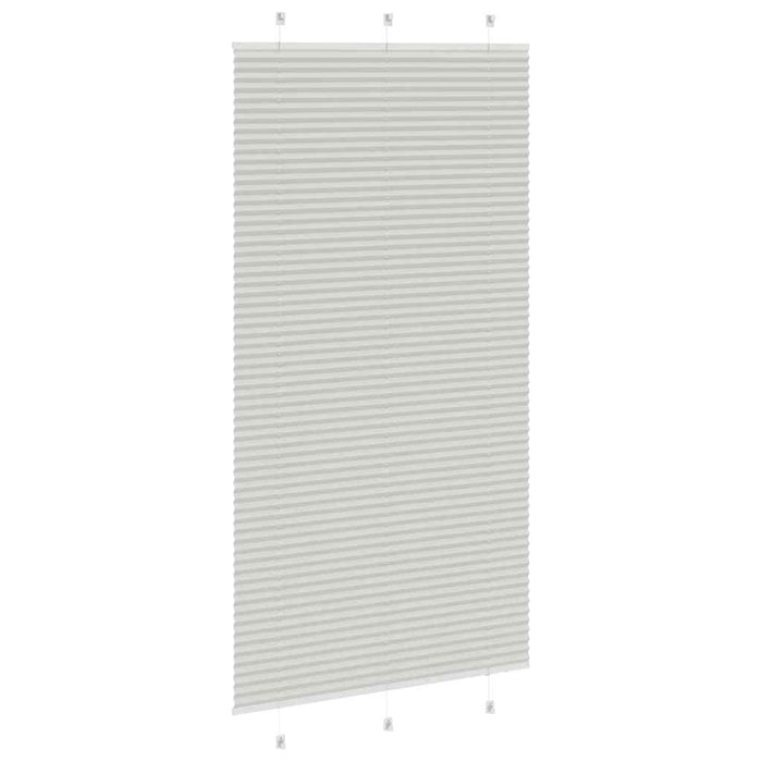 Jaluzea plisată gri deschis 110x200 cm Lățime țesătură 109,4 cm WALTI