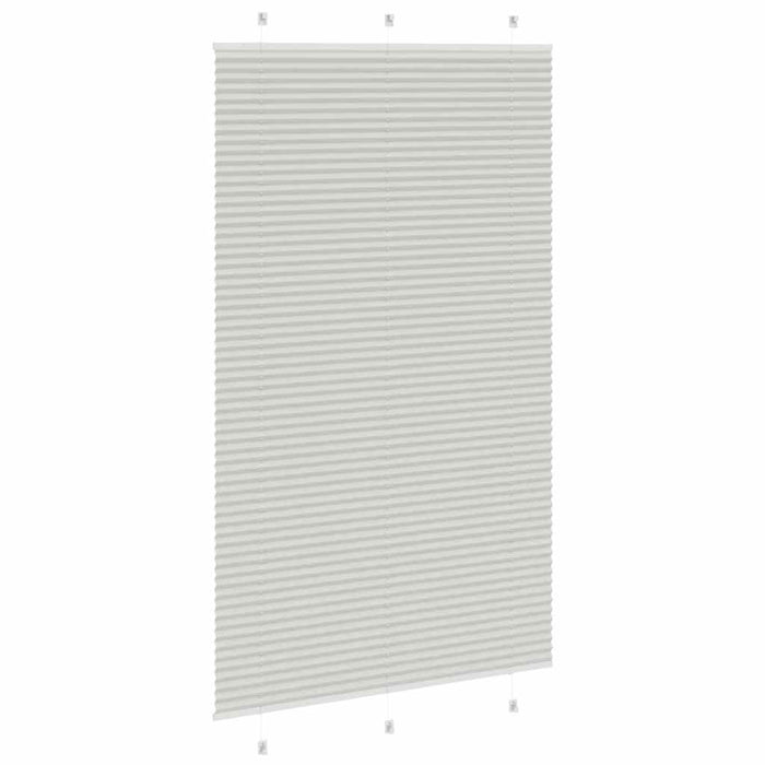 Jaluzea plisată gri deschis 115x200 cm Lățime țesătură 114,4 cm WALTI