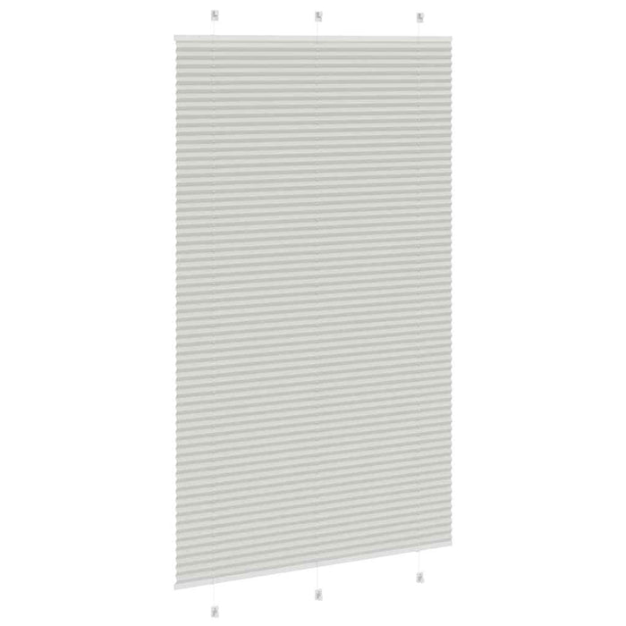Jaluzea plisată gri deschis 120x200 cm Lățime țesătură 119,4 cm WALTI
