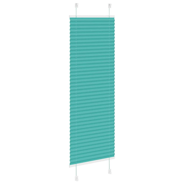 Jaluzea plisată verde petrol 40x100 cm Lățime țesătură 39,4 cm WALTI