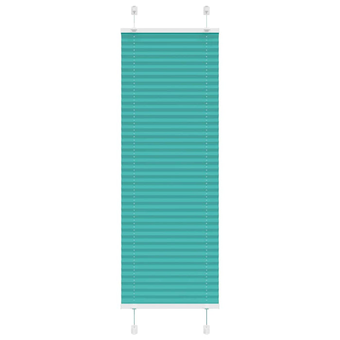 Jaluzea plisată verde petrol 50x100 cm Lățime țesătură 49,4 cm WALTI