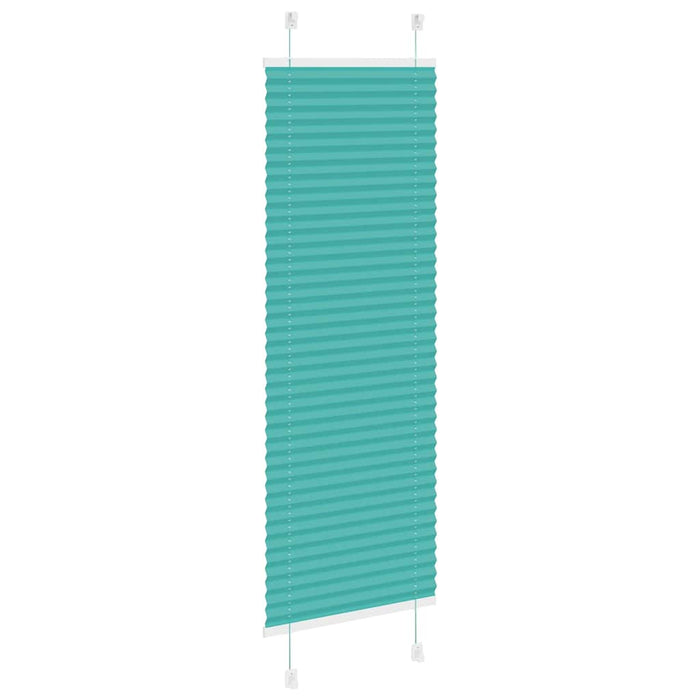 Jaluzea plisată verde petrol 50x100 cm Lățime țesătură 49,4 cm WALTI