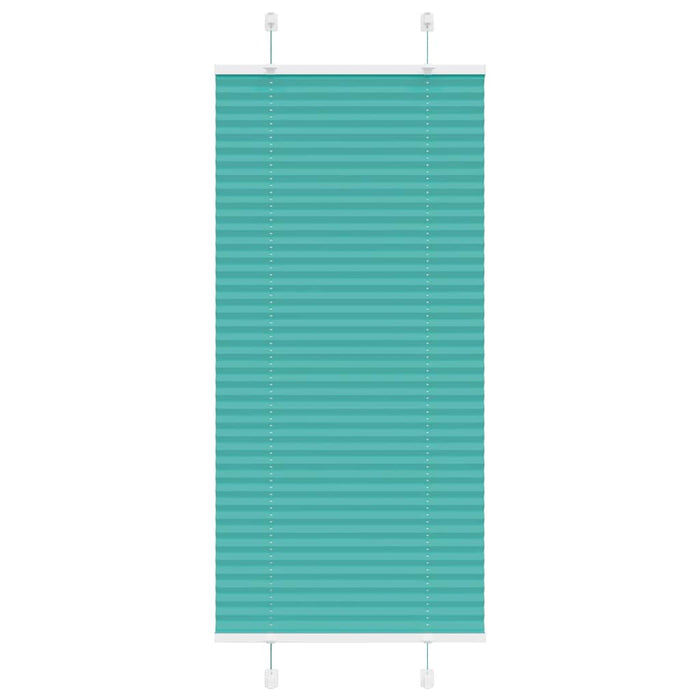 Jaluzea plisată verde petrol 60x100 cm Lățime țesătură 59,4 cm WALTI