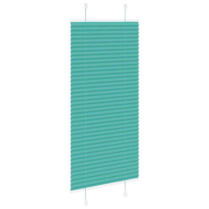 Jaluzea plisată verde petrol 60x100 cm Lățime țesătură 59,4 cm WALTI