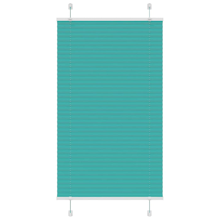Jaluzea plisată verde petrol 70x100 cm Lățime țesătură 69,4 cm WALTI