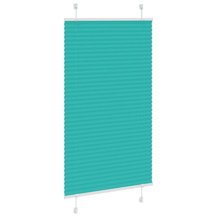 Jaluzea plisată verde petrol 70x100 cm Lățime țesătură 69,4 cm WALTI