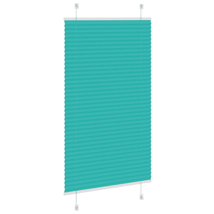 Jaluzea plisată verde petrol 70x100 cm Lățime țesătură 69,4 cm WALTI