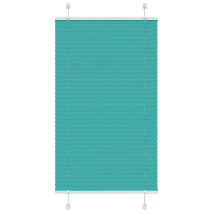 Jaluzea plisată verde petrol 80x100cm Lățime țesătură 79,4 cm WALTI