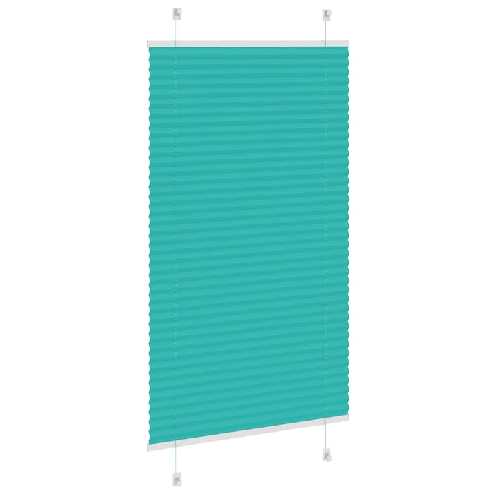 Jaluzea plisată verde petrol 80x100cm Lățime țesătură 79,4 cm WALTI