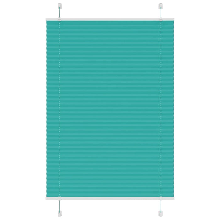 Jaluzea plisată verde petrol 90x100cm Lățime țesătură 89,4 cm WALTI