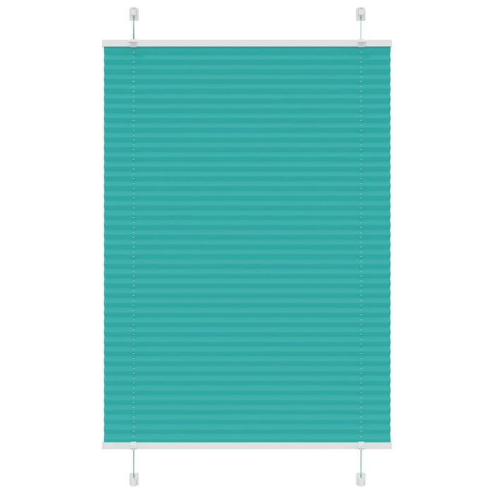 Jaluzea plisată verde petrol 95x100 cm Lățime țesătură 94,4cm WALTI