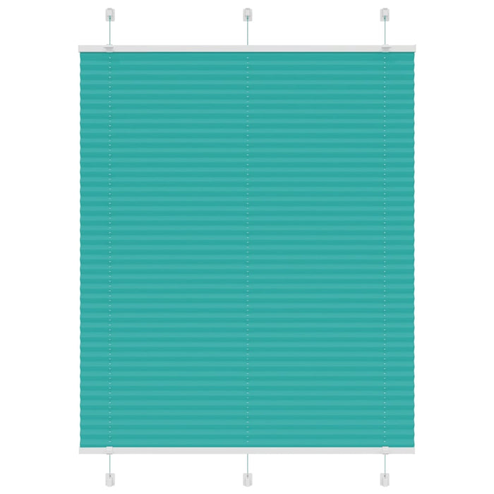 Jaluzea plisată verde petrol 110x100 cm Lățime țesătură 109,4 cm WALTI