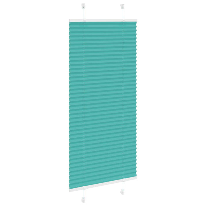 Jaluzea plisată verde petrol 60x150 cm Lățime țesătură 59,4 cm WALTI