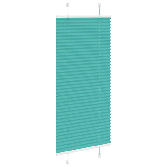 Jaluzea plisată verde petrol 65x150 cm Lățime țesătură 64,4 cm WALTI