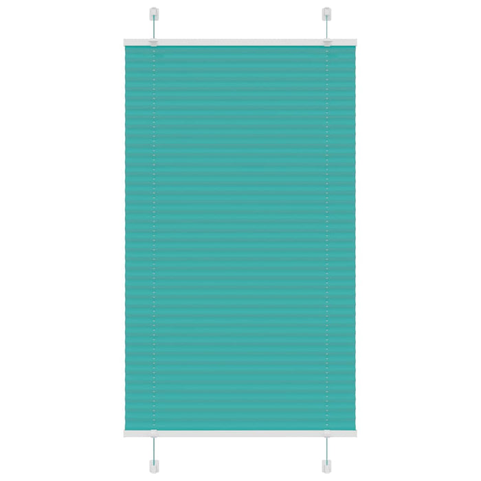 Jaluzea plisată verde petrol 80x150cm Lățime țesătură 79,4 cm WALTI
