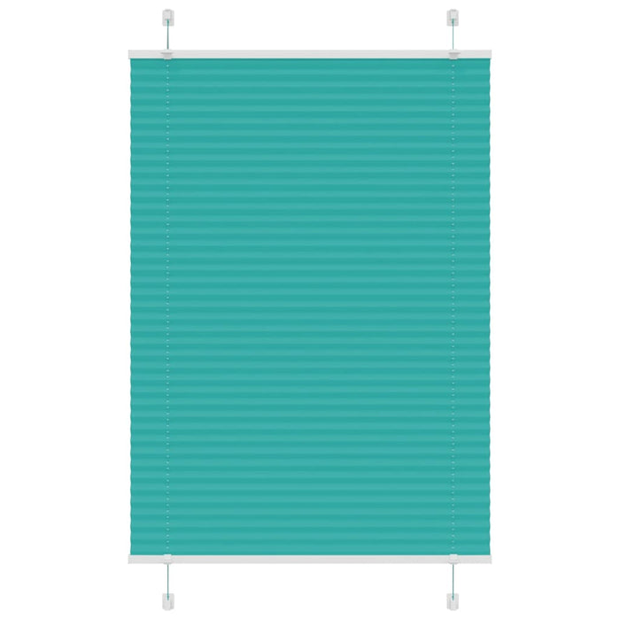Jaluzea plisată verde petrol 100x150 cm Lățime țesătură 99,4 cm WALTI