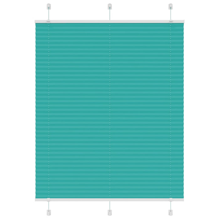 Jaluzea plisată verde petrol 105x150 cm Lățime țesătură 104,4 cm WALTI