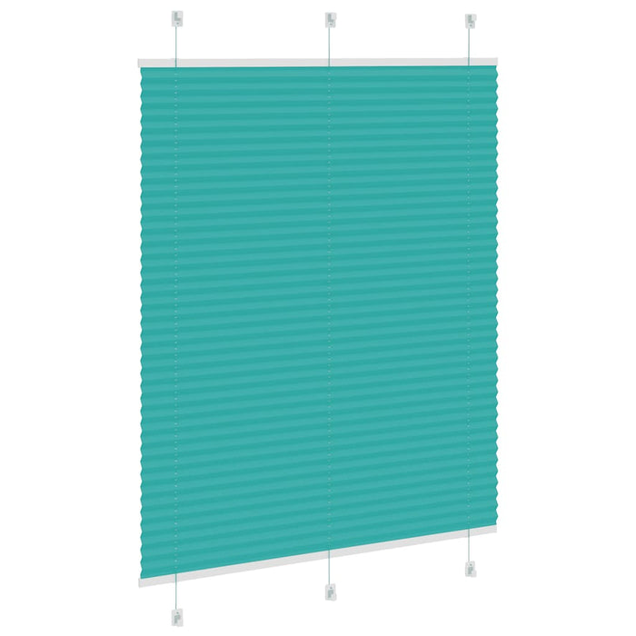 Jaluzea plisată verde petrol 110x150 cm Lățime țesătură 109,4 cm WALTI