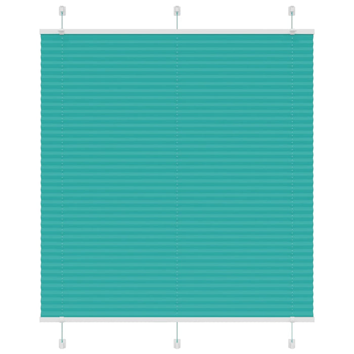 Jaluzea plisată verde petrol 115x150 cm Lățime țesătură 114,4 cm WALTI