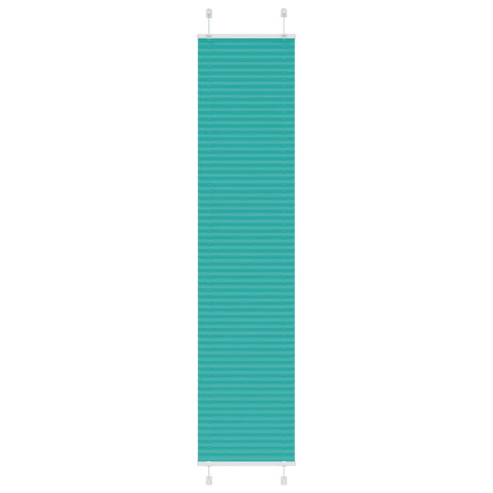 Jaluzea plisată verde petrol 45x200 cm Lățime țesătură 44,4 cm WALTI