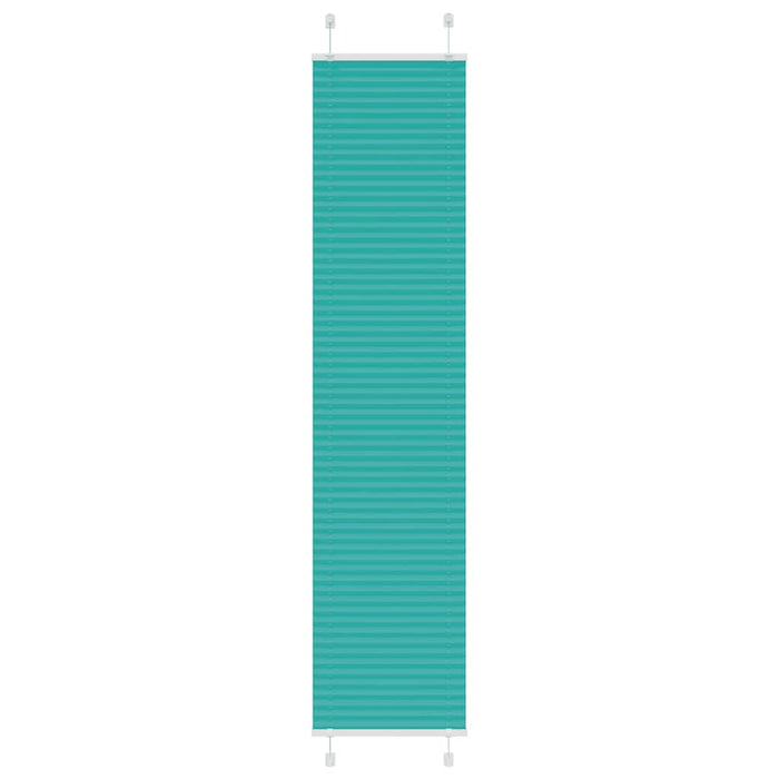 Jaluzea plisată verde petrol 50x200 cm Lățime țesătură 49,4 cm - WALTI WALTI