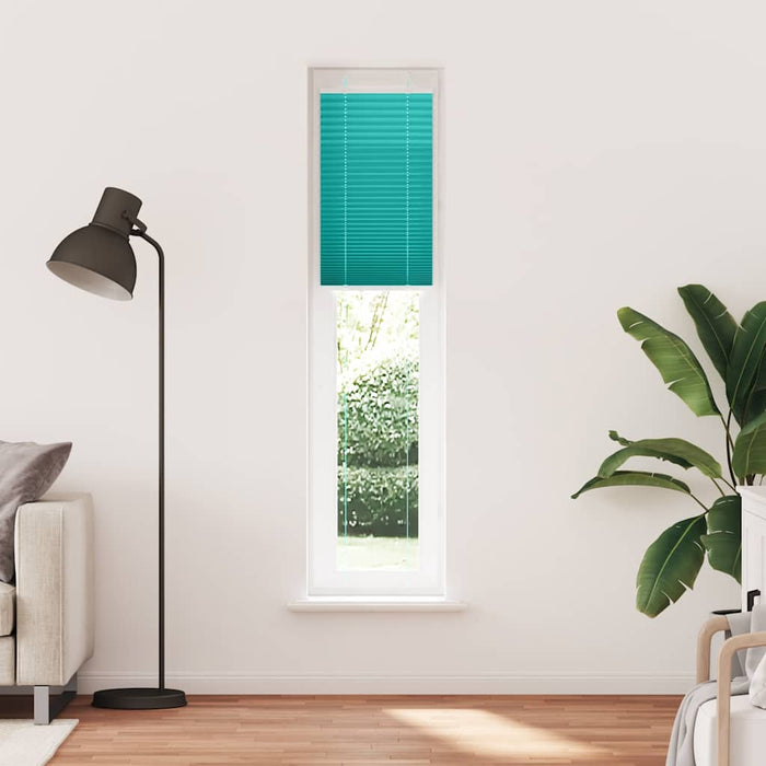 Jaluzea plisată verde petrol 50x200 cm Lățime țesătură 49,4 cm - WALTI WALTI