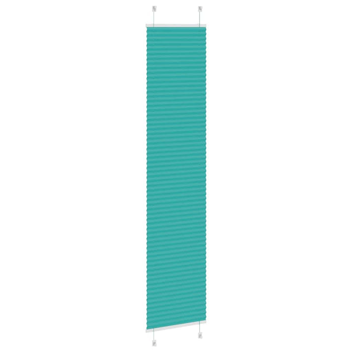 Jaluzea plisată verde petrol 50x200 cm Lățime țesătură 49,4 cm - WALTI WALTI