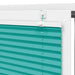 Jaluzea plisată verde petrol 50x200 cm Lățime țesătură 49,4 cm - WALTI WALTI