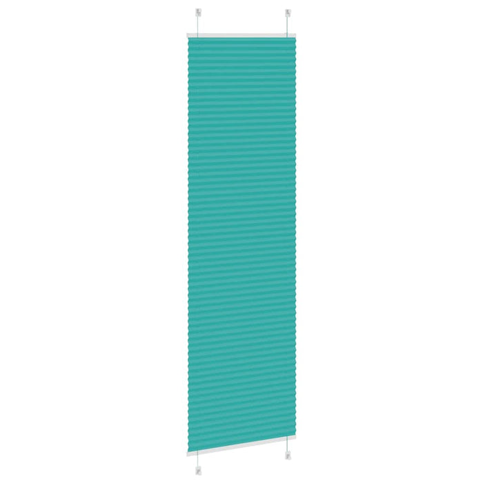 Jaluzea plisată verde petrol 55x200 cm Lățime țesătură 54,4 cm WALTI