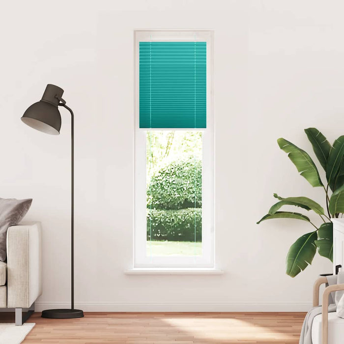 Jaluzea plisată verde petrol 60x200 cm Lățime țesătură 59,4 cm WALTI