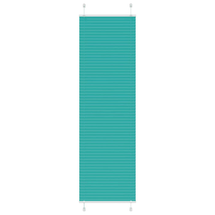 Jaluzea plisată verde petrol 65x200 cm Lățime țesătură 64,4 cm - WALTI WALTI