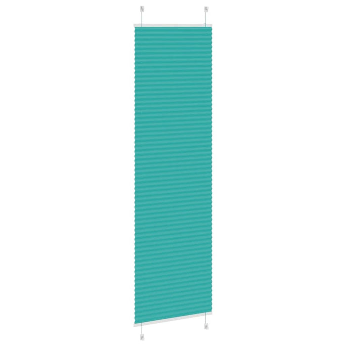 Jaluzea plisată verde petrol 65x200 cm Lățime țesătură 64,4 cm - WALTI WALTI