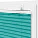 Jaluzea plisată verde petrol 65x200 cm Lățime țesătură 64,4 cm - WALTI WALTI