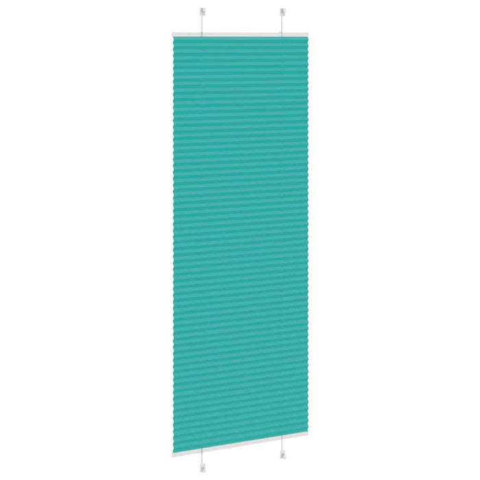 Jaluză plisată verde petrol 70x200 cm Lățime țesătură 69,4 cm - WALTI WALTI