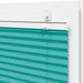 Jaluză plisată verde petrol 70x200 cm Lățime țesătură 69,4 cm - WALTI WALTI