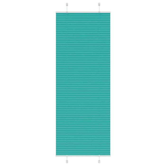 Jaluzea plisată verde petrol 75x200 cm Lățime țesătură 74,4 cm WALTI