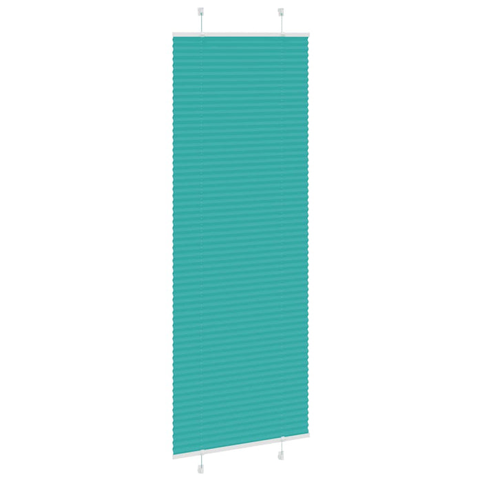 Jaluzea plisată verde petrol 80x200cm Lățime țesătură 79,4 cm WALTI